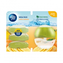 AmbiPurToiletblokMegaPakketLemonMandarine220ml