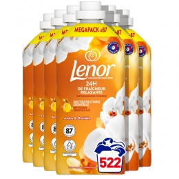 6xLenorWasverzachterAmberOrchidee87Wasbeurten1872ml