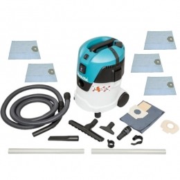 MakitaVC2512LBouwstofzuiger-1000W-L-klasse-18LInclNilfiskStofzakSynthetisch5st