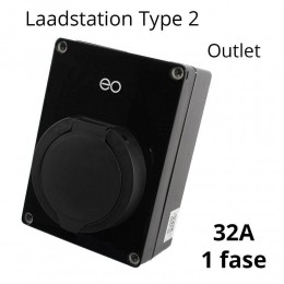 MiniPro2Laadstationtype2Outlet32AZwart