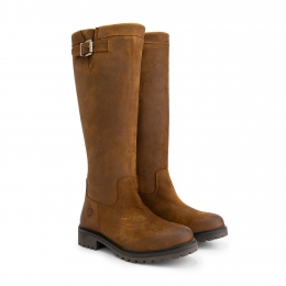 TravelinaposWomen-Zipperboot-Cognac-Maat37