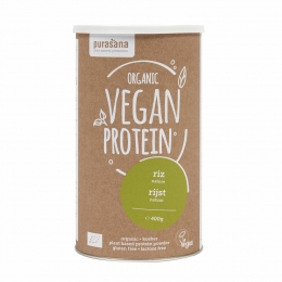 PurasanaPurasanaSingleProteinPowderVeganRijstNatuurBio400gr