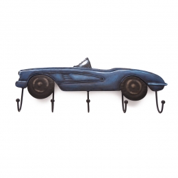 KinderkapstokRaceautoBlauw