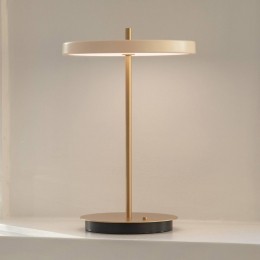 UMAGELEDtafellampAsteriaMoveparelwitmessing31cm