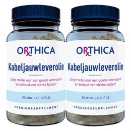 GratisVerzending2xOrthicaKabeljauwleverolie90softgels
