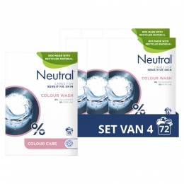 4xNeutralWaspoederKleur18Wasbeurten1187kg
