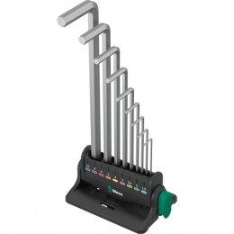 Wera0502210200110-delig9509Hex-Plus8Inbussleutelset-15-10mm