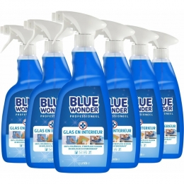 6xBlueWonderProfessioneleGlasenInterieurSpray1liter