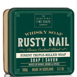 ScottishFineSoapsSoapInATinWhiskySoapRustyNail