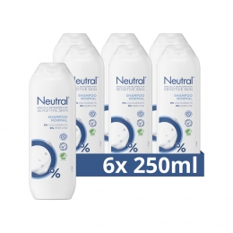 6xNeutralShampooNormaal250ml