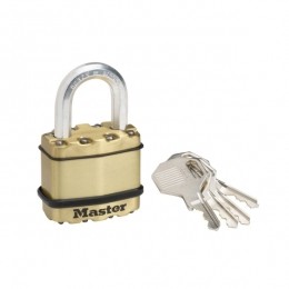 MasterLockM1BEURDLFHangslotExcell-GelamineerdStaal-KoperenAfwerking-45MmBreed