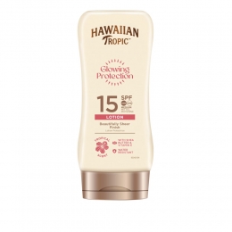 6xHawaiianTropicZonnebrandLotionGlowingProtectionSPF15180ml