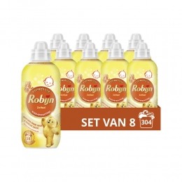 8xRobijnWasverzachterZwitsalgeur38Wasbeurten765ml