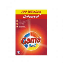 GamaPoederWasmiddelUniversal100Wasbeurten6kg