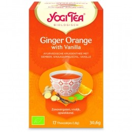 6xYogiteaBiologischGingerOrangeVanilla17stuks