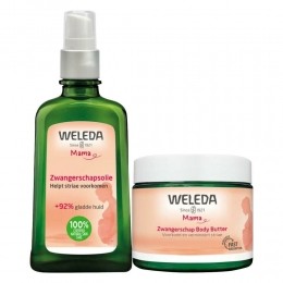 WeledaMommy-to-be-Zwangerschapsolie1x100mlZwangerschapBodyButter1x150ml-Pakket