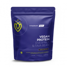 VitakruidVeganProteinEverProFavaDarkVanilla921gr