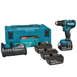 MakitaDDF485RTJ318VLi-IonAccuBoor-schroefmachineSet3x50AhInMbox-Koolborstelloos