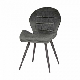 EetkamerstoelRiovelvetDonkergrijs