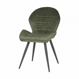 EetkamerstoelRiovelvetLegergroen