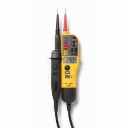 FlukeT130TweepoligeSpannings-EnDoorbeltesterMetLCDScherm-Ohm-meting-SchakelbareBelasting-ACDC690V