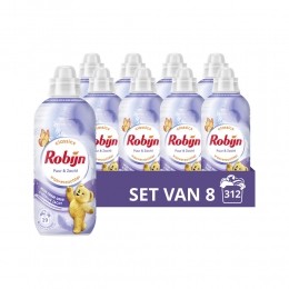 8xRobijnWasverzachterPuurZacht39Wasbeurten780ml