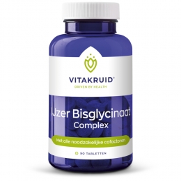 GratisVerzendingVitakruidIjzerBisglycinaat90tabletten