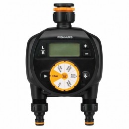 Fiskars1054792WatertimerDubbeleUitlaat
