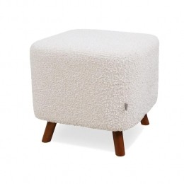 NolonJuliaVierkantePoefBouclStof44x44cm-Beige