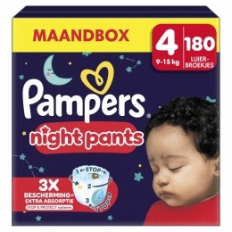 PampersBabyDryNightPantsLuierbroekjesMaat49kg-15kg180stuks