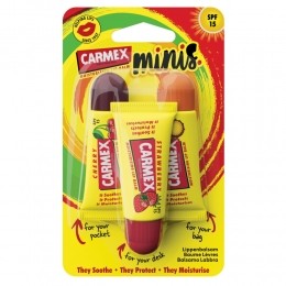 CarmexLippenbalsemMinisAssortedSPF15Tube3-Pack3stuks