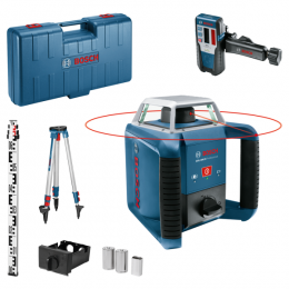 BoschGRL400HRotatieLaserLR1OntvangerInKofferGR2400MeetlatBT152Statief