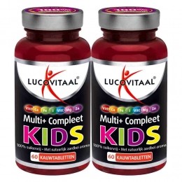 GratisVerzending2xLucovitaalMultiCompleetKids60tabletten