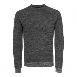OnlySonsDennis12StructuurRaglanCrewNeckKnit