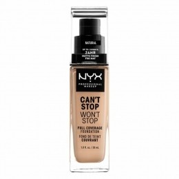 NYXCantStopWontStopFoundationNatural30ml