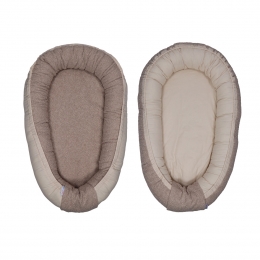 MamaLoesTeddyBoucleNougatOmkeerbaarBabynest