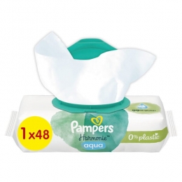 Pampers-HarmonieAqua-Billendoekjes-48doekjes-1x48