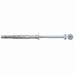 Fischer522719Constructie-kozijnplugSXRL-10X80FUS-TX40SW13-ZeskantSchroef-VerzinktStaal50st