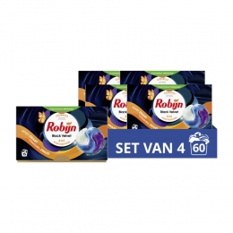 4xRobijnWascapsules3-in1BlackVelvet15stuks