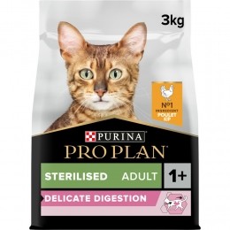4xProPlanAdultSterilisedDelicateDigestKip3kg