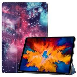 TabletHoesgeschiktvoorLenovoTabP11Pro115inch-Tri-FoldBookCase-CovermetAutoWakeFunctie-Galaxy