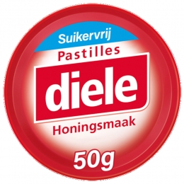 DielePastillesHoningSuikervrij50gr