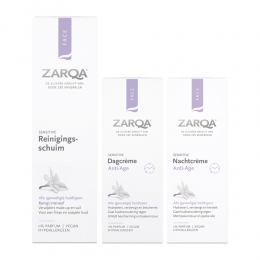 ZarqaAntiAgeSetdagcrmenachtcrmeenreiningingsschuimPakket