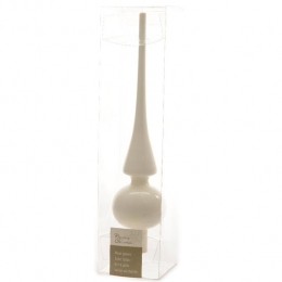 PiekGlasEmaille26cmWoolWhite
