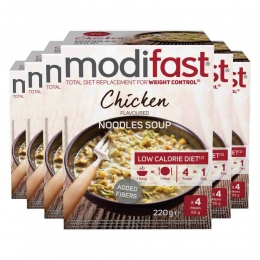 6xModifastIntensiveNoodlesSoepChicken220gr
