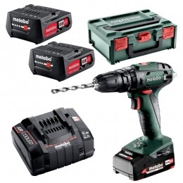 MetaboSB1818VLi-IonAccuKlop-boormachineSetInKoffer2x20AhAccu-48Nm