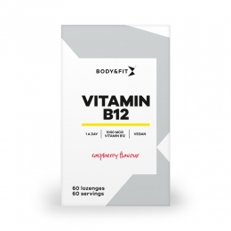 GratisVerzendingBodyFitVitamineB12Raspberry60zuigtabletten