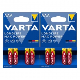 2xVartaLonglifeMaxPowerAlkalineBatterijenAAA4stuks