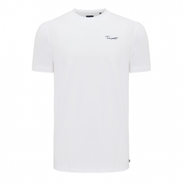 TresantiERNESTOT-shirtWithWrittenLogoWhite3XL