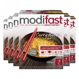 6xModifastIntensiveSoepCurryNoodle220gr